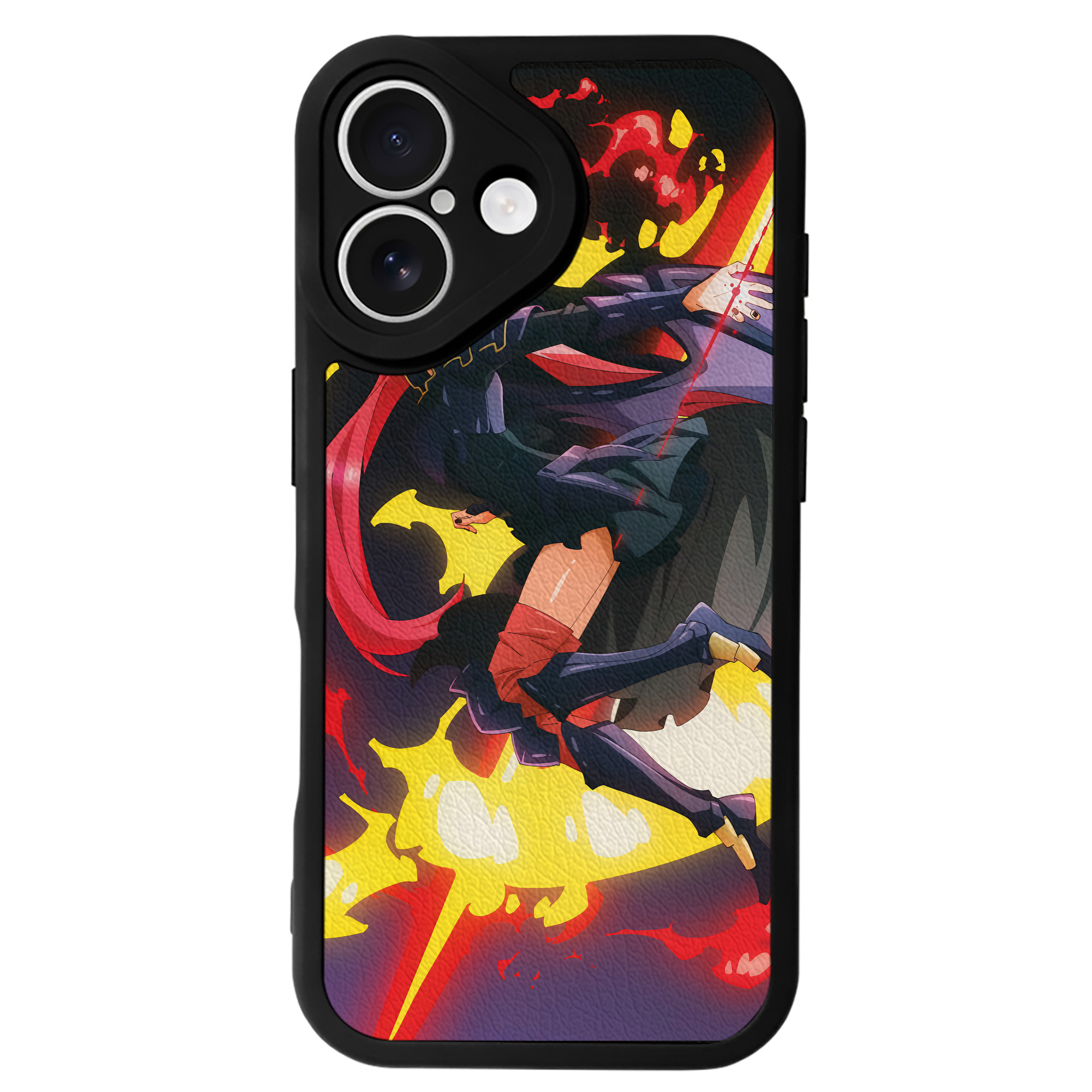 （画像用） 転スラ Regarding Reincarnated to Slime 【iPhone 16シリーズ対応】シリコンスマホケース（レザー調） 材質：シリコン